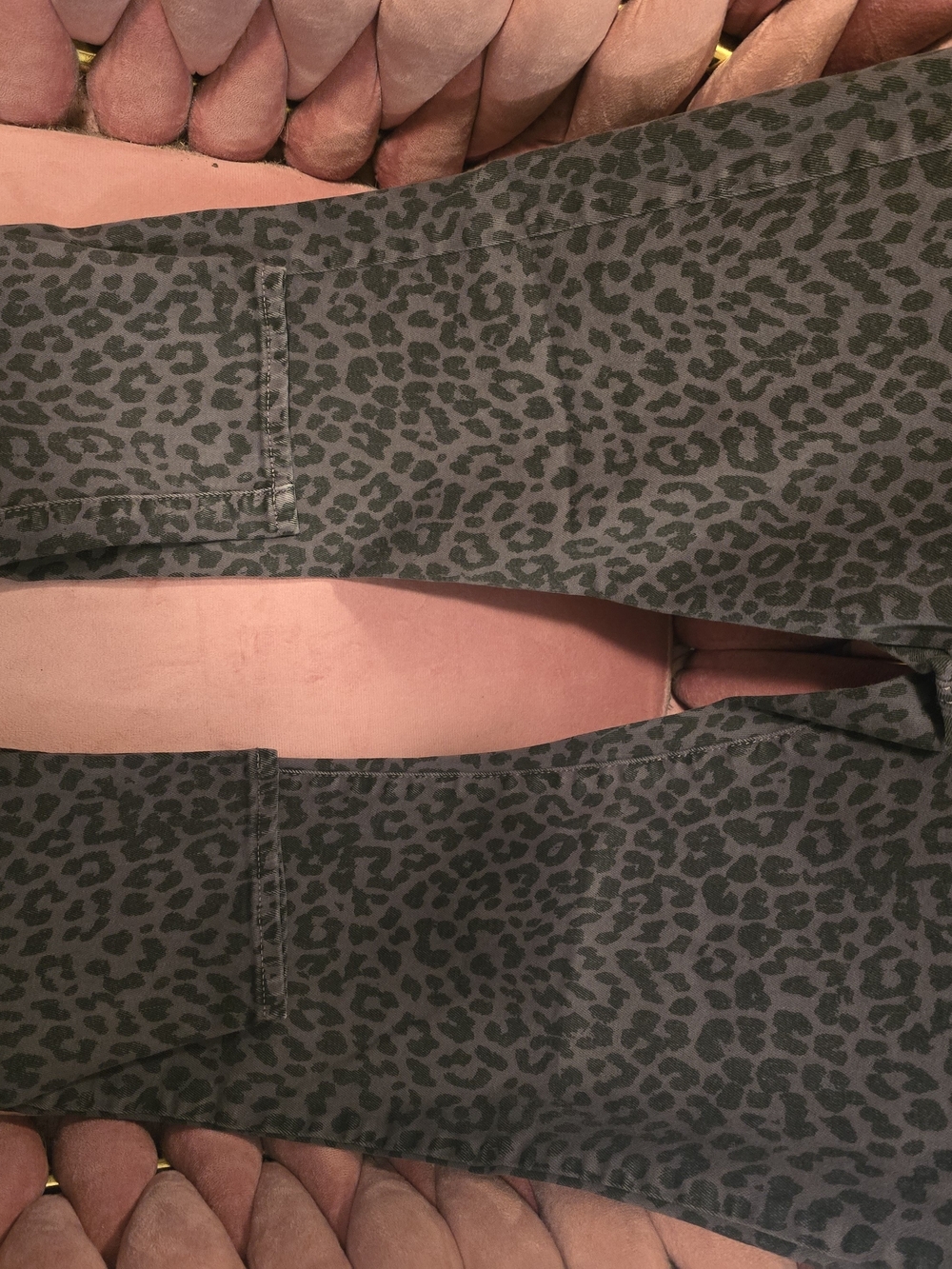 Lucky Brand Black Leopard Print Skinny Pants